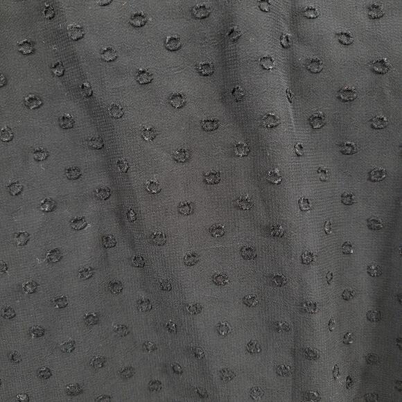 Speechless Blouson Dress Womens L Black Tiered Babydoll Ruffled Tie Backless - Picture 11 of 12